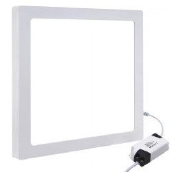 Round concealed panel lamp